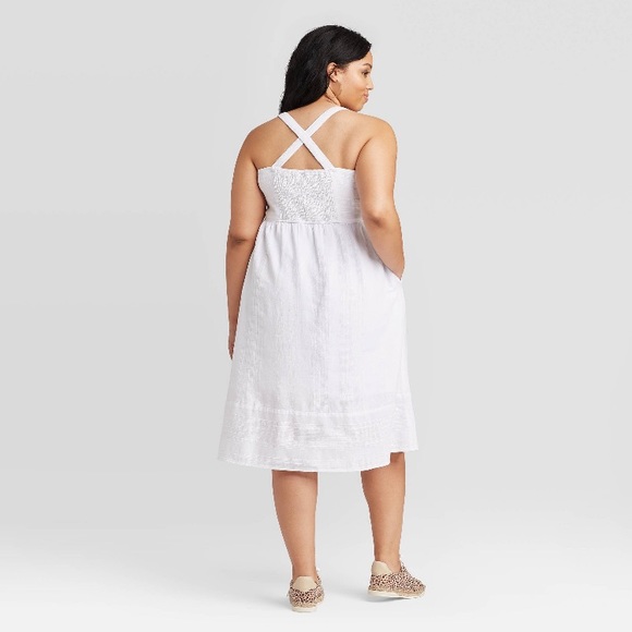 NWT Universal Thread Knee-Length White Dress - Picture 7 of 7